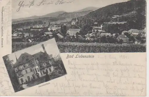 Bad Liebenstein Sanatorium Panorama gl1904 89.623