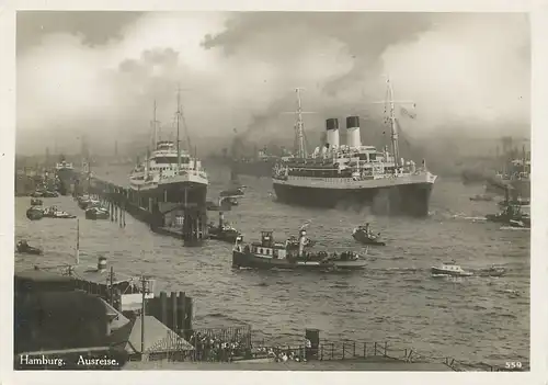 Hamburg Hafenpartie Ausreise gl1934 115.962