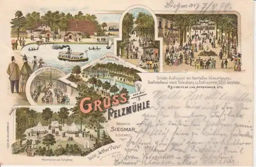 Chemnitz Pelzmühle Inh. Arthur Peter gl1898 86.306