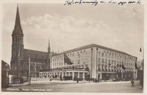 Chemnitz Hotel Chemnitzer Hof bahnpgl1933 84.681