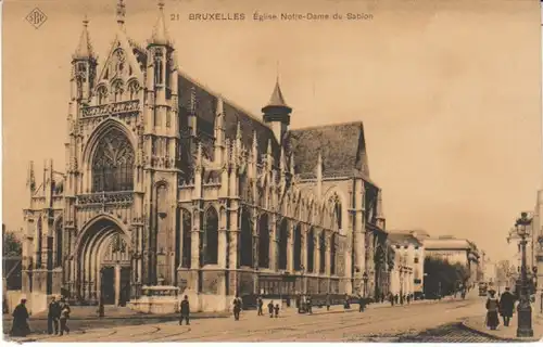Bruxelles Eglise Notre-Dame du Sabion gl1909 25.400