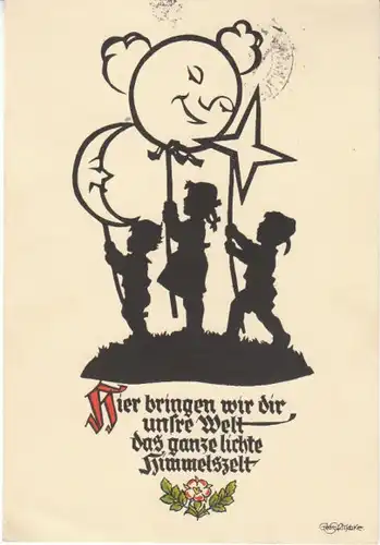 GEORG PITSCHKE Silhouette Himmelszelt gl1940 28.017