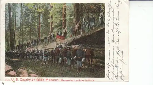 USA Mariposa CALIF. U.S.Cavalry gl1907 25.435