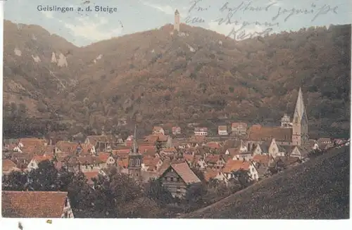 Geislingen a.St. Teilansicht feldpgl1916 25.841