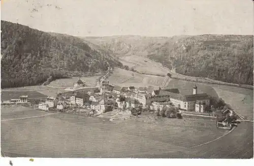 Donautal Beuron Gesamtansicht gl1918 25.458