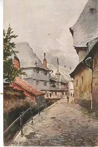 Prof.ALB.HERTEL Regentag an der Gose ngl 27.678