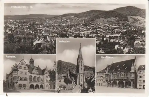 Freiburg i.Br. Mehrbildkarte gl1936 25.536