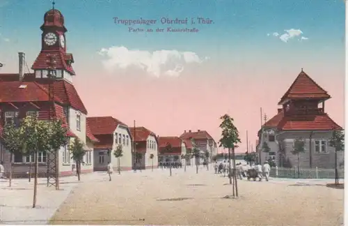 Ohrdruf Partie an der Kaiserstraße feldpgl1918 90.307