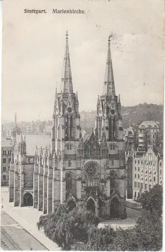 Stuttgart Marienkirche gl1911 25.971