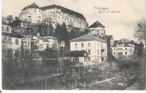 Tübingen Blick auf das Schloss gl1910 25.586