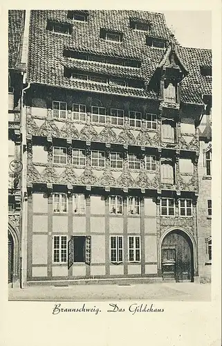 Braunschweig Das Gildehaus am Burgplatz ngl 116.823