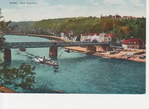 Meissen Neue Elbbrücke gl1912 84.989