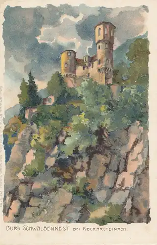 Burg Schwalbennest bei Neckarsteinach ngl 109.698