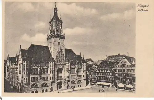 Stuttgart Rathaus am Markt ngl 26.029