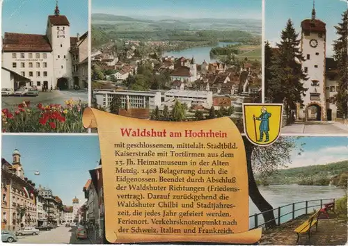 Waldshut Hochrhein Mehrbildkarte m.Historie ngl 26.533