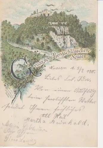 Gruß vom Bergschlösschen Nossen gl1900 85.009