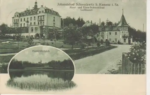 Johannisbad Schmeckwitz Handricksteich gl1920 85.117