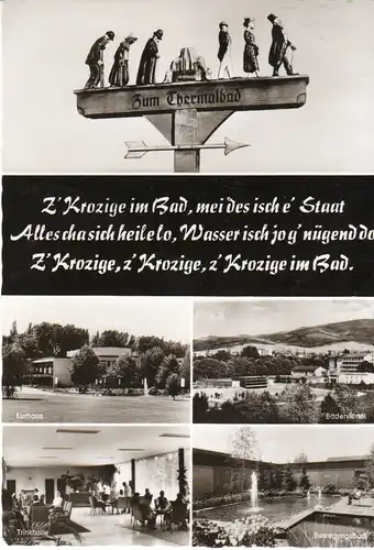 Bad Krozingen Schwarzwald Mehrbildkarte gl1969 28.876