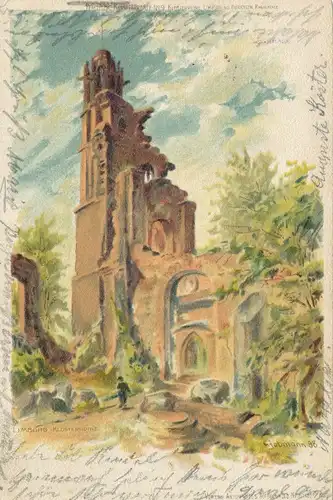 Limburg Klosterruine gl1899 109.790
