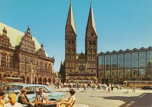 Bremen Marktplatz Rathaus Dom Parlament ngl 114.756