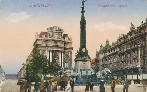 Brüssel Monument Anspach ngl 114.358