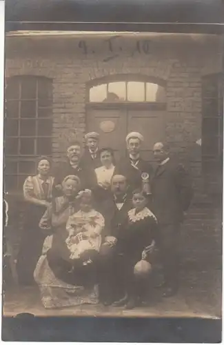 Diez Familien-Fotokarte mit Studenten gl1910 25.756