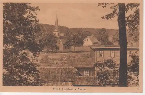 Elend Oberharz Kirche bahnpgl1924 91.038