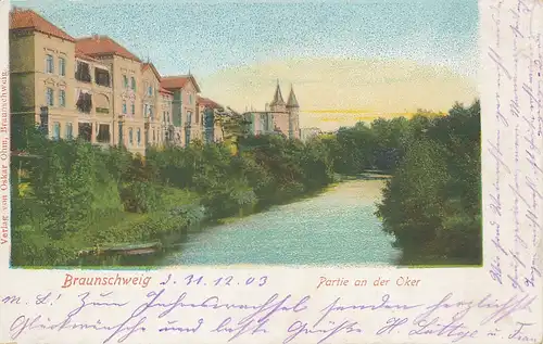 Braunschweig Partie an der Oker gl1903 114.787