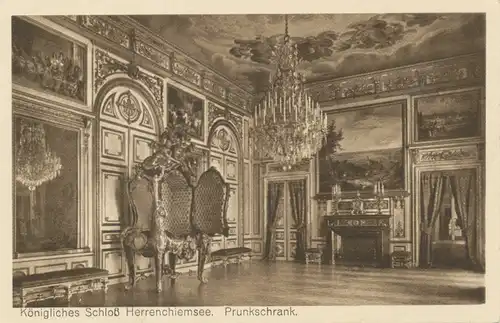Schloss Herrenchiemsee Prunkschrank ngl 109.754