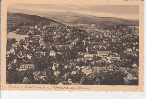 Wernigerode und Brocken Panorama gl1938 91.069