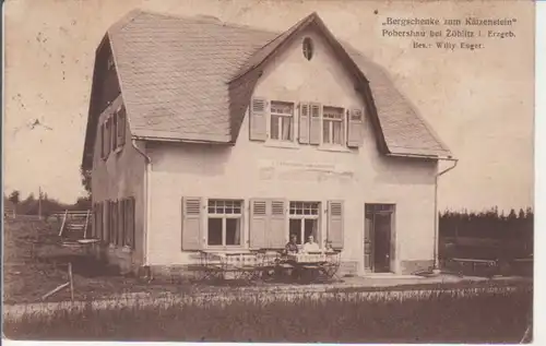 Pobershau Bergschänke zum Katzenstein gl1927 86.156