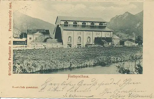 Oberammergau Festspielhaus gl1900 125.678