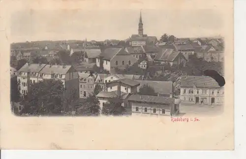 Radeberg in Sachsen Teilansicht gl1909 86.485