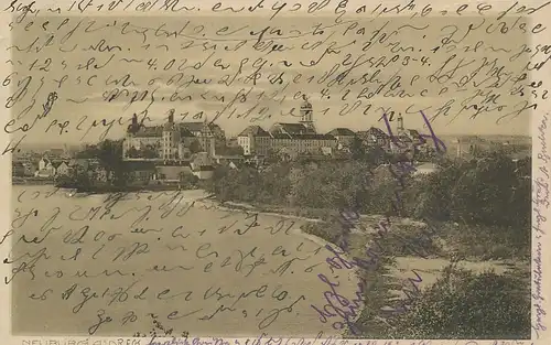 Neuburg a.D. Panorama gl1914 122.706