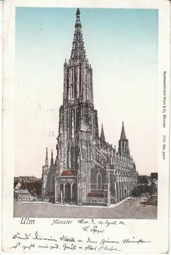 Ulm a.D. Münster gl1904 26.311