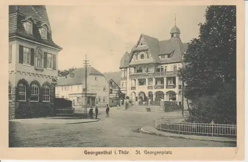 Bad Georgenthal St. Georgenplatz gl1925 89.396