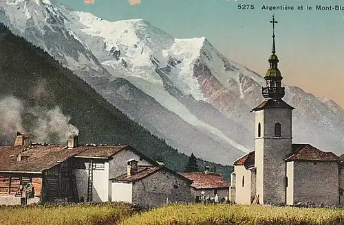 Argentière et le Mont Blanc ngl B9031