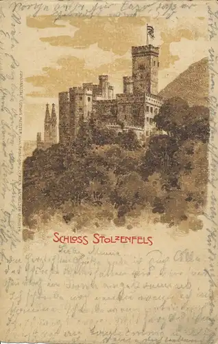 Schloss Stolzenfels gl1905 109.781