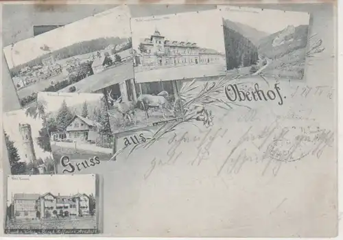 Oberhof Hotels Teilansichten Panorama gl1898 89.305