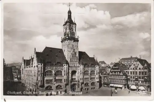 Stuttgart Rathaus am Markt gl1939 26.033