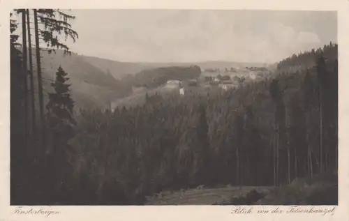 Finsterbergen Blick von der Felsenkanzel gl1926 89.371