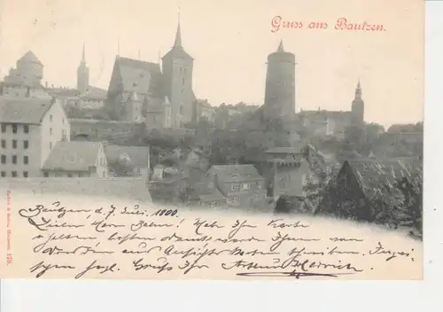 Bautzen Stadtpanorama gl1899 85.954