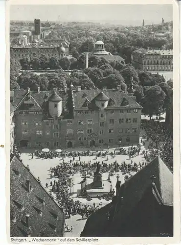 Stuttgart Schillerplatz Wochenmarkt ngl 26.800