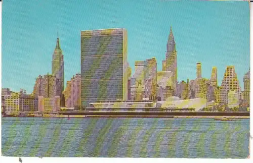 USA New York View of Mid Manhattan gl1970 25.421