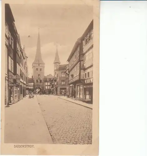 Duderstadt Straßenbild mit Tor gl1925 27.447