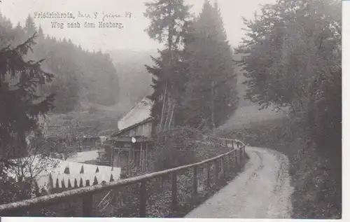 Friedrichroda Weg nach dem Heuberg gl1908 90.278