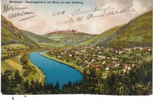 Neckargemünd mit Blick zum Dilsberg ngl 26.009