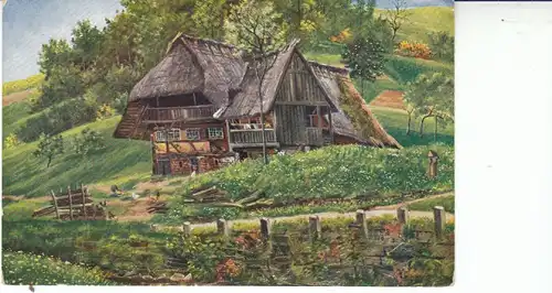 Schwarzwald Haus an der Landstraße feldpgl1914? 25.999