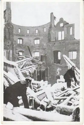 Stuttgart 1931 Das alte Schloß brennt! ngl 26.816