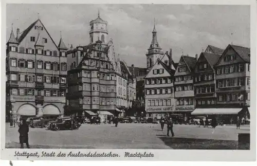 Stuttgart Alte Häuser am Markt ngl 26.040